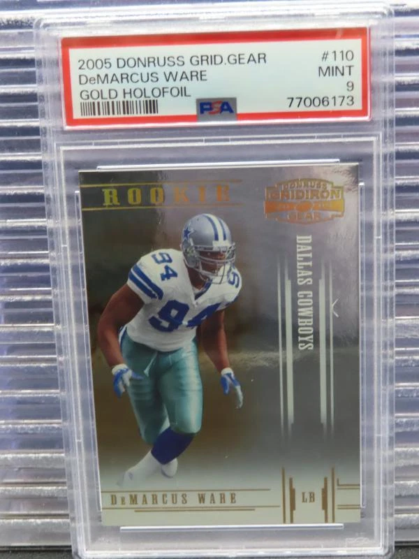 DeMarcus Ware Donruss Gridiron Gear #110 Gold Holofoil