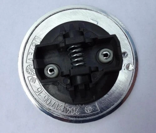 Mercedes Benz azul y plata capó delantero plano emblema insignia AMG CORONA DE LAUREL OEM Foto 2 de 2