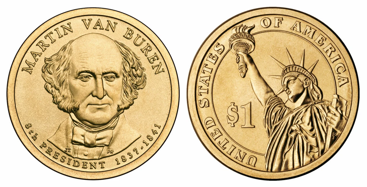 ⑧【ゴールデンダラー】新品未開封 第八代マーティン•ヴァン•ビューレン大統領 Martin Van Buren Coin for sale | eBay