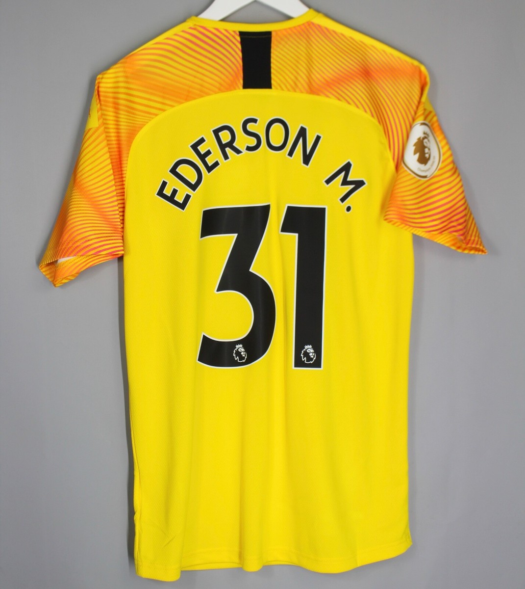 MANCHESTER CITY 2019 2020 GOALKEEPER SHIRT JERSEY PUMA PLAYER