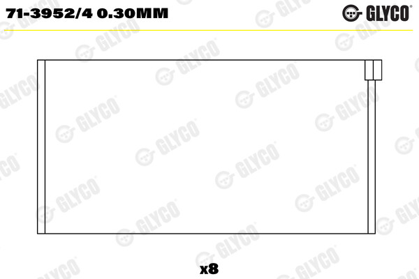 Glyco 71-3952/4 0.30Mm Pleuellager For Chevrolet CitroËN CitroËN (DF-PSA) Fiat F-image