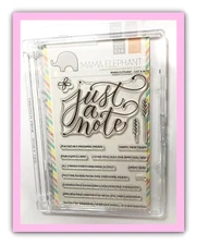 Simon Says Stamp Mama Elephant Just a Note Clear Photopolymer Set