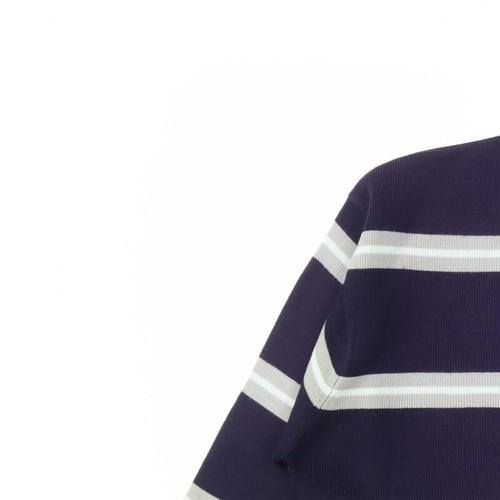 RRAPIDFIRE Mens Purple Striped Acrylic Blend Sweatshirt Size S - Picture 3 of 12