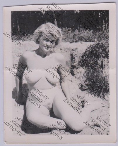 (31) Vegas Estate Find Mid-Century Vintage Female Nude *Original Print*