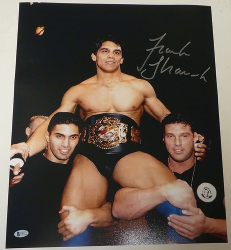 Frank Shamrock Signed 16x20 Photo BAS Beckett COA UFC Belt 17 Picture Autograph - Picture 4 of 24