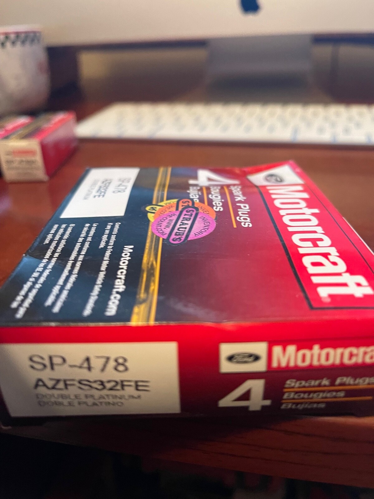 SET OF 4 MOTORCRAFT PLUGS SP478 AZFS32FE