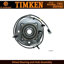 For 1998-1999 Dodge Ram 3500 4WD Wheel Bearing and Hub Assy Front Left Timken
