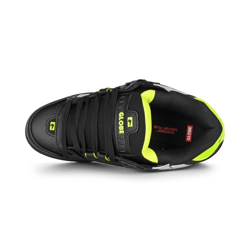 Globe Sabre Skate Shoes - Black/Lime - Picture 7 of 8