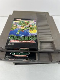 Double Dragon II Teenage Mutant Ninja Turtles 1 e 2 NES Nintendo pulito testato