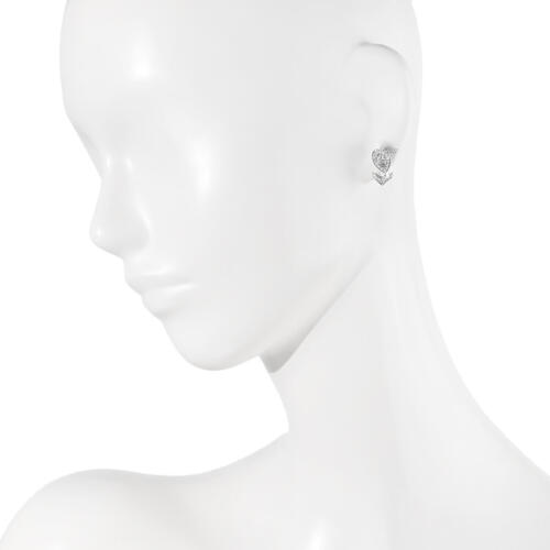 Chaumet Josephine Aigrette Diamond Charm Earrings Single 083312 K18WG White Gold