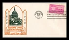 DR JIM STAMPS US COVER NATIONAL CAPITAL FDC SCOTT 992 GEORGE THERMOGRAPHED
