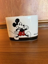 Disney Mickey Gold Collection Ceramic Bathroom Toothbrush Holder -RARE 