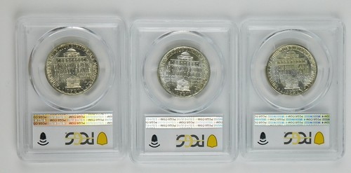 1948-P,D,S 50c Booker T Washington Commemoratives PCGS 65/66/65 Gem Coins C2636 - Picture 2 of 8