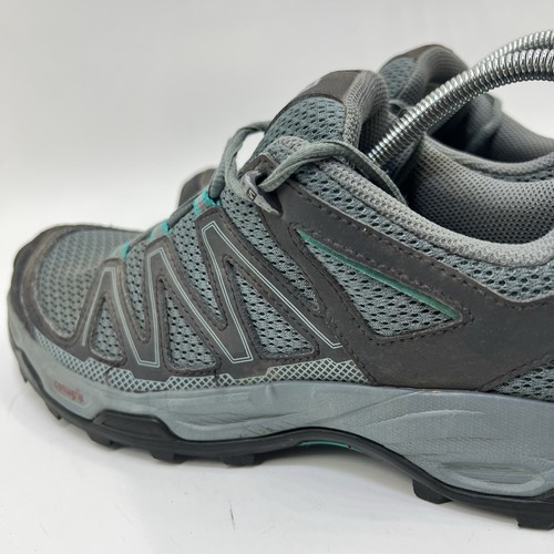 Salomon Hiking Shoes WOMEN US 9.5 / EU 42 Contagrip Trail Camping Blue Gray - Picture 7 of 21