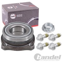 ABS RADLAGER-SATZ Mit ABS-RING Hinten Passend FüR BMW X3 X4 | 201697