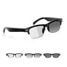 Smart Glasses for Men Women - Bluetooth Audio Glasses with Photochromic Lense...