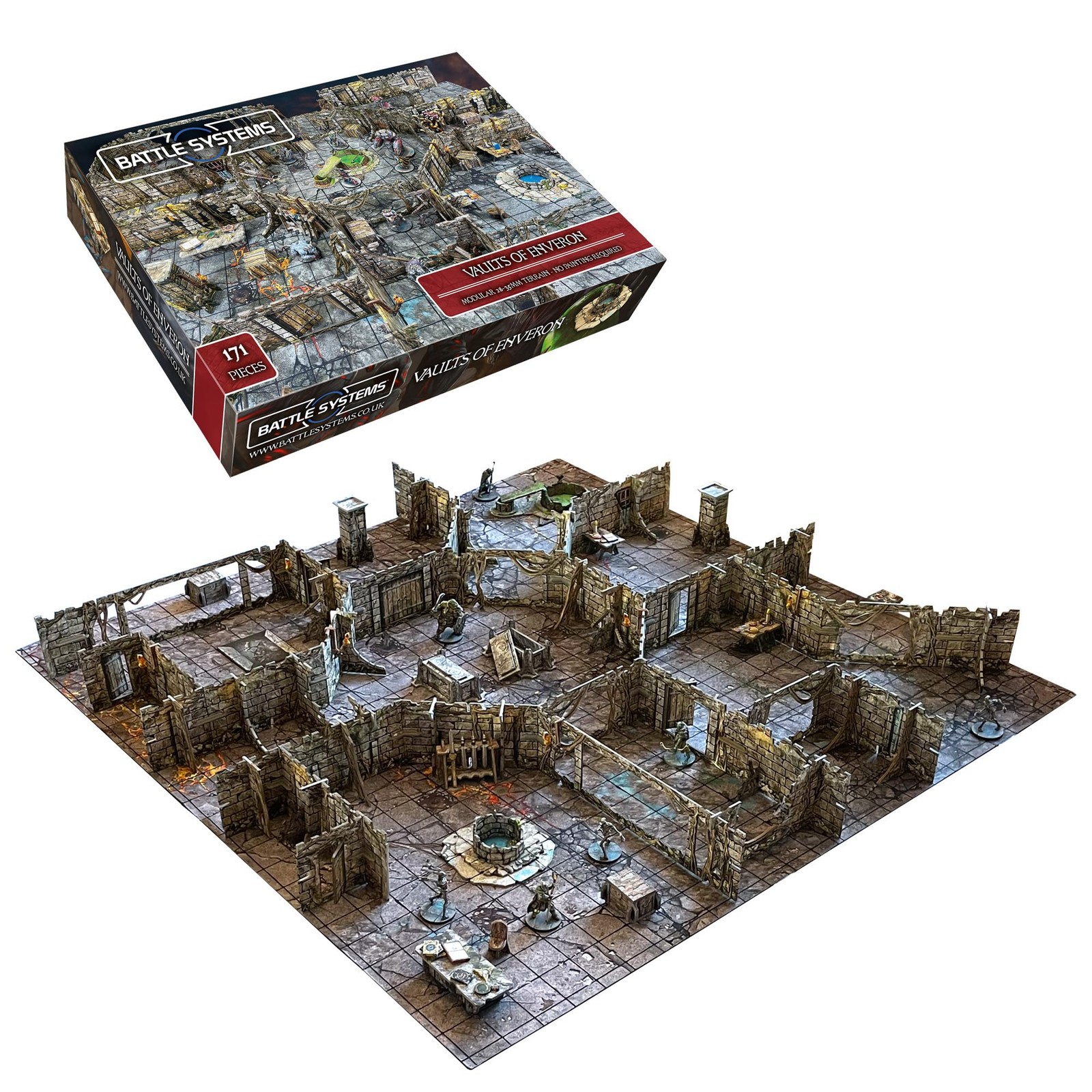 Fantasy Dungeon Terrain Vaults of Enveron Core Set - Battle Systems Terrain Imme 18890₽
