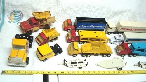 Vintage Lot Trucks & Trailers - Tonka, Buddy L, Nylint, Ertl, Racing Champions,