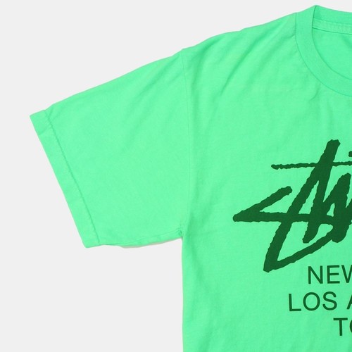 Stussy Neon Green WT T-Shirt / Size M / Mens / Green / Cotton - Picture 6 of 8