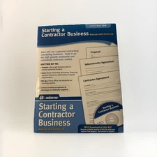 Adams Starting A Contractor Business Manual with Forms CD PK216 New Sealed 