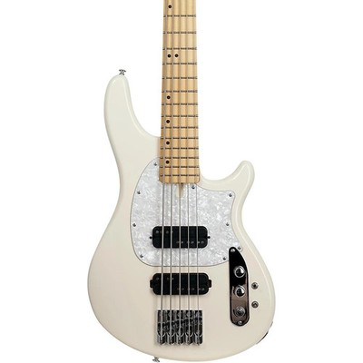 Schecter Guitar Research CV5 Bass 5String Electric Bass Guitar Ivory