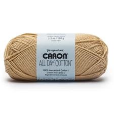 Caron All Day Cotton Yarn-Jute - 3 Pack