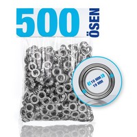 ÖSen Set – 500 StüCk [ 10Mm Innen-Ø] ÖSen FüR Planen, Banner, VorhäNge