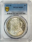 1921 D Morgan Silver Dollar PCGS MS-65
