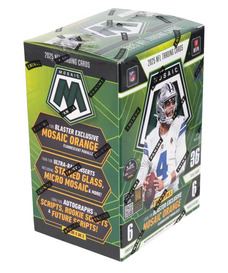 2025 Panini Mosaic Football NFL Trading Cards Blaster Box - 4