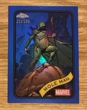 2025 Topps Chrome MARVEL #26 Mole Man Blue Refractor /299