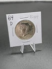 Lot of (2) 1964-D 50C Kennedy Half Dollars--AU--B-144