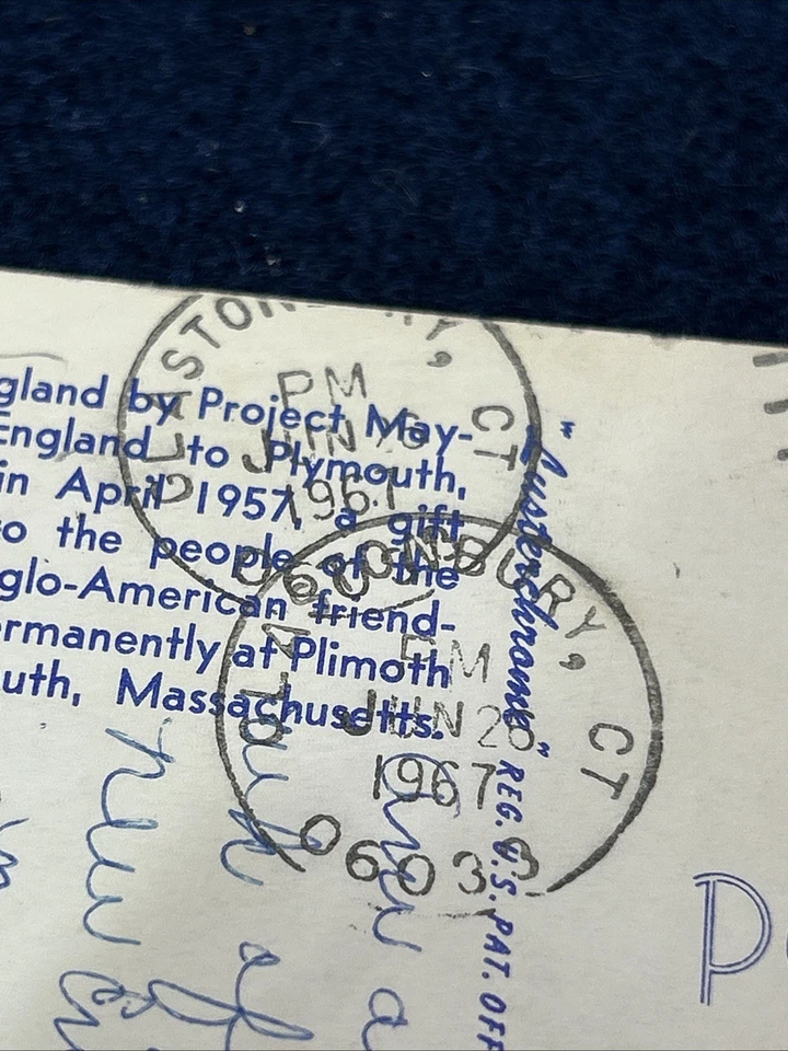 USA President Abraham Lincoln 4 Cent 4c US Postage Stamp Black postcard 1967 - Image 3 of 4