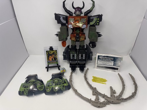 Transformers Energon Dark Unicron 2004 con Dead End 100% completo di carte manuale usato in ottime condizioni