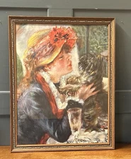 Framed Vintage Print Of Renoir Luncheon of the Boating Party