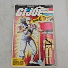 GI Joe 1984 Cobra Storm Shadow Ninja V1 Vintage Figure with Original Card