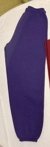 Joggers Boys 18 -20 XL Youth Vintage 80’s Fleece Sweatpants Purple