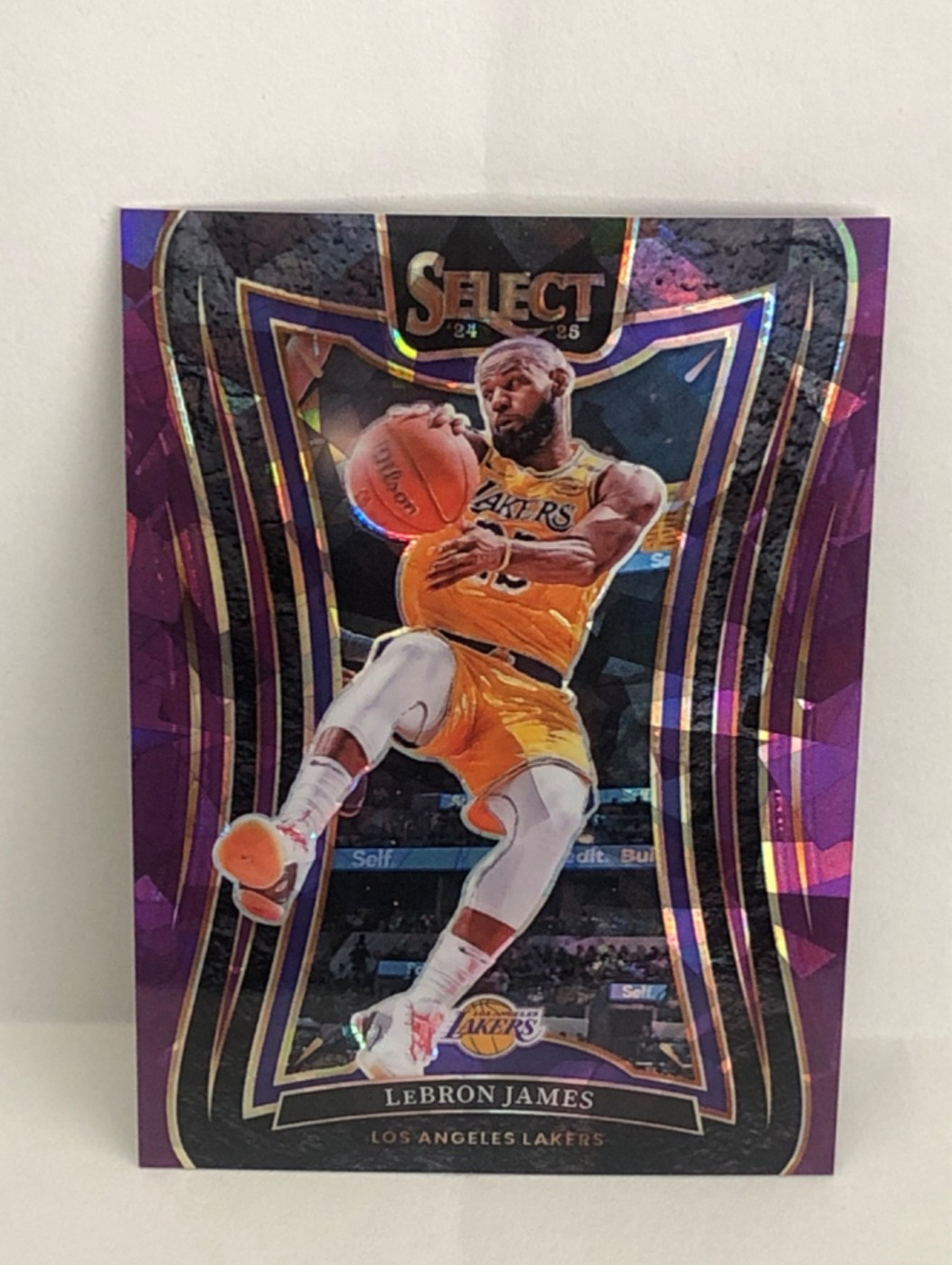 2024-25 Panini Select Basketball Purple ice Mezzanine LeBron James /99