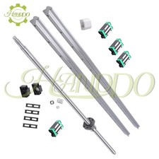 2× Linear Guide Rail HGR20-800mm + 1× SFU1605-800mm Ballscrew with BF/BK12 Kit
