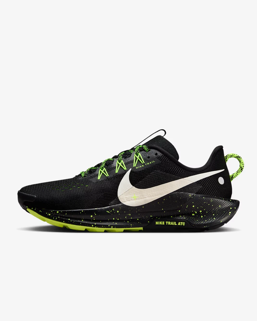 Nike Pegasus Trail 5 Men's Trail-Running Shoes in Black/Volt Ice/Phantom