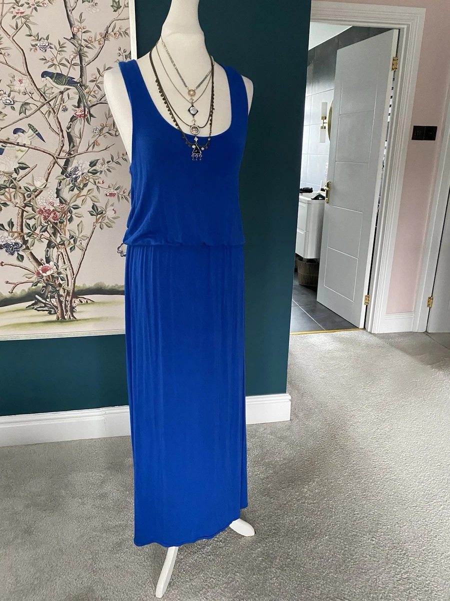 boohoo royal blue dress Rebdolls Women's Royal Blue Bodycon Maxi Dress
