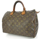 Authentic LOUIS VUITTON Speedy 30 Monogram Boston Handbag Purse #64796