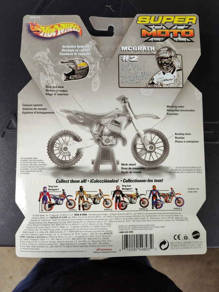 Hotwheels Jeremy McGrath Supermoto Foto 2 de 4