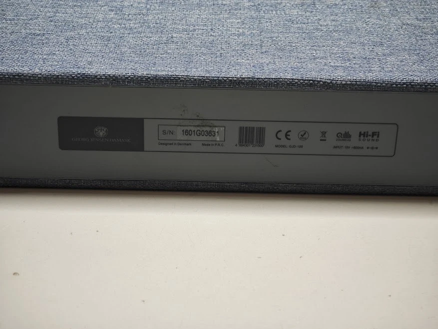 Georg Jensen Damask GJD-160 Lautsprecher - Nicht Funktionierend - Bild 4 von 4