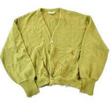 Vintage 1970s Beeline Knit Perfect Mild Distress Cardigan Sweater Women's M