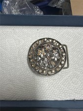 Vintage Yoni Z Belt Buckle Very Nice