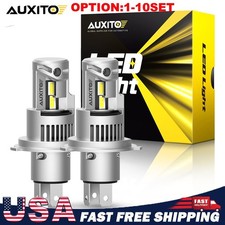 AUXITO H4 9003 LED Headlight Bulbs CANBUS High Low Beam 20000LM Bright 2-20X