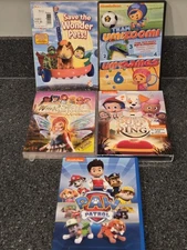 Lot 5 Nick Jr Nickelodeon DVDs- Paw Patrol  Bubble Guppies Winx Club Wonder Pet