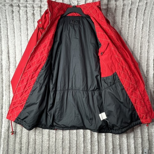 Vintage Bogner Ski Jacket Hooded Red Embroidered Polar Bears Pocketed Women 8-10 - Picture 13 of 16