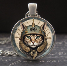 Scorpio Scorpion Cat Zodiac Necklace Birthday Constellation Astrology Sign Art