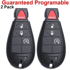2 For 2013 2014 2015 2016 2017 2018 2019 Dodge Ram 1500 2500 Remote Car Key Fob 